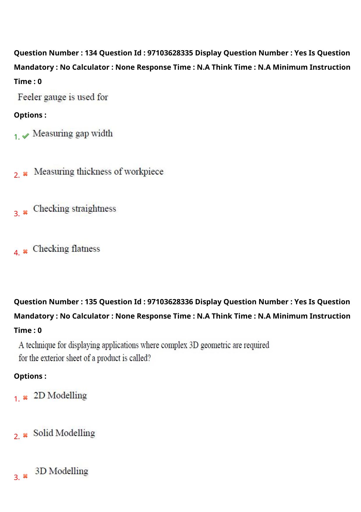 AP RCET 2024 Mechanical Engineering Question Paper - Page 80