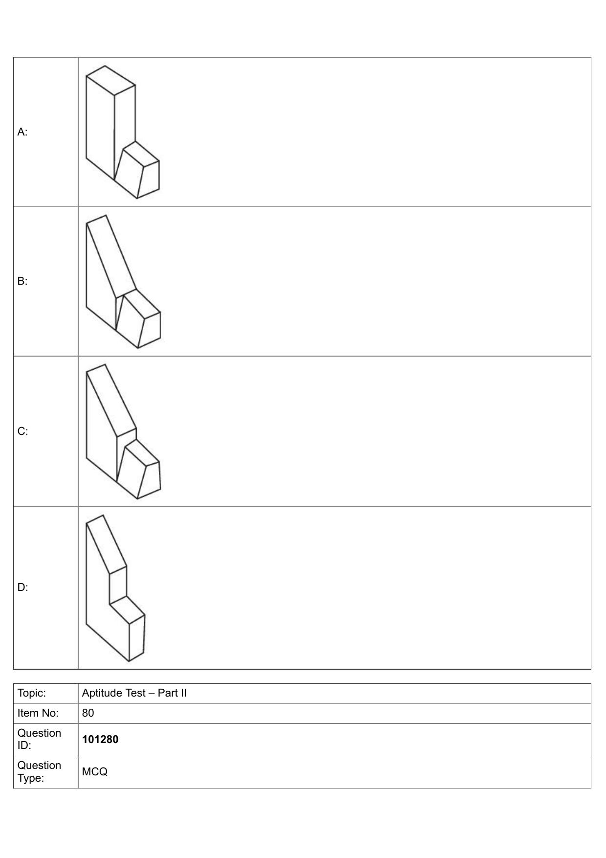 JEE Mains 2022: B.Arch Malayalam (Shift 1) 30-07-2022 Question Paper - Page 55