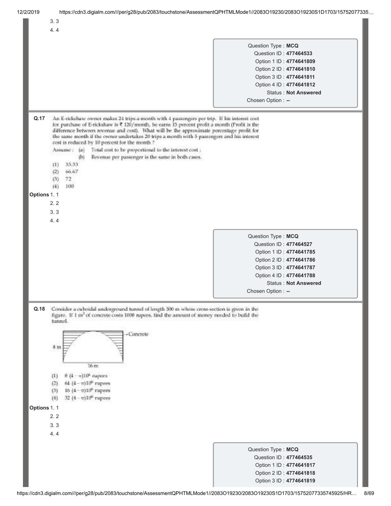 IIFT 2019 Question Paper - Page 8