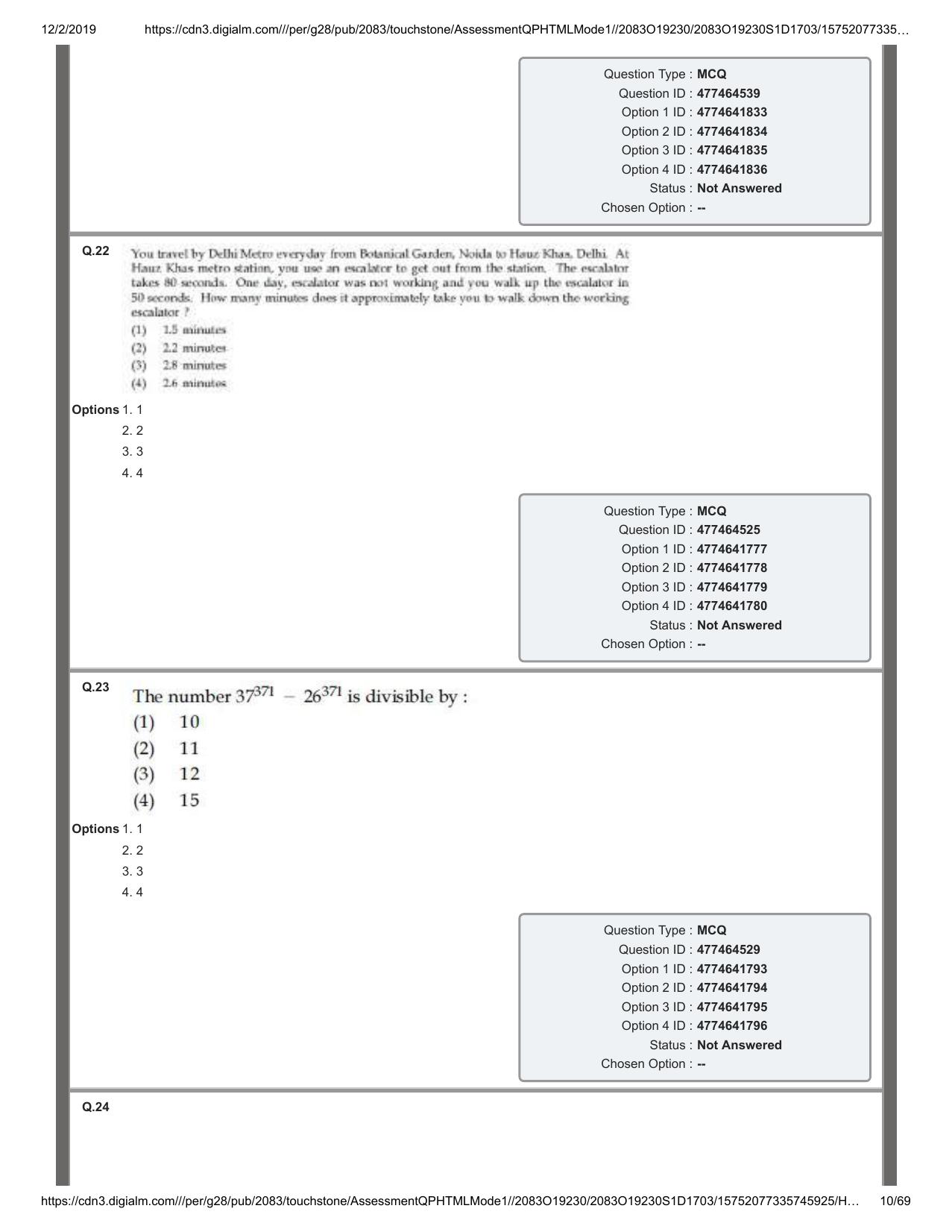 IIFT 2019 Question Paper - Page 10