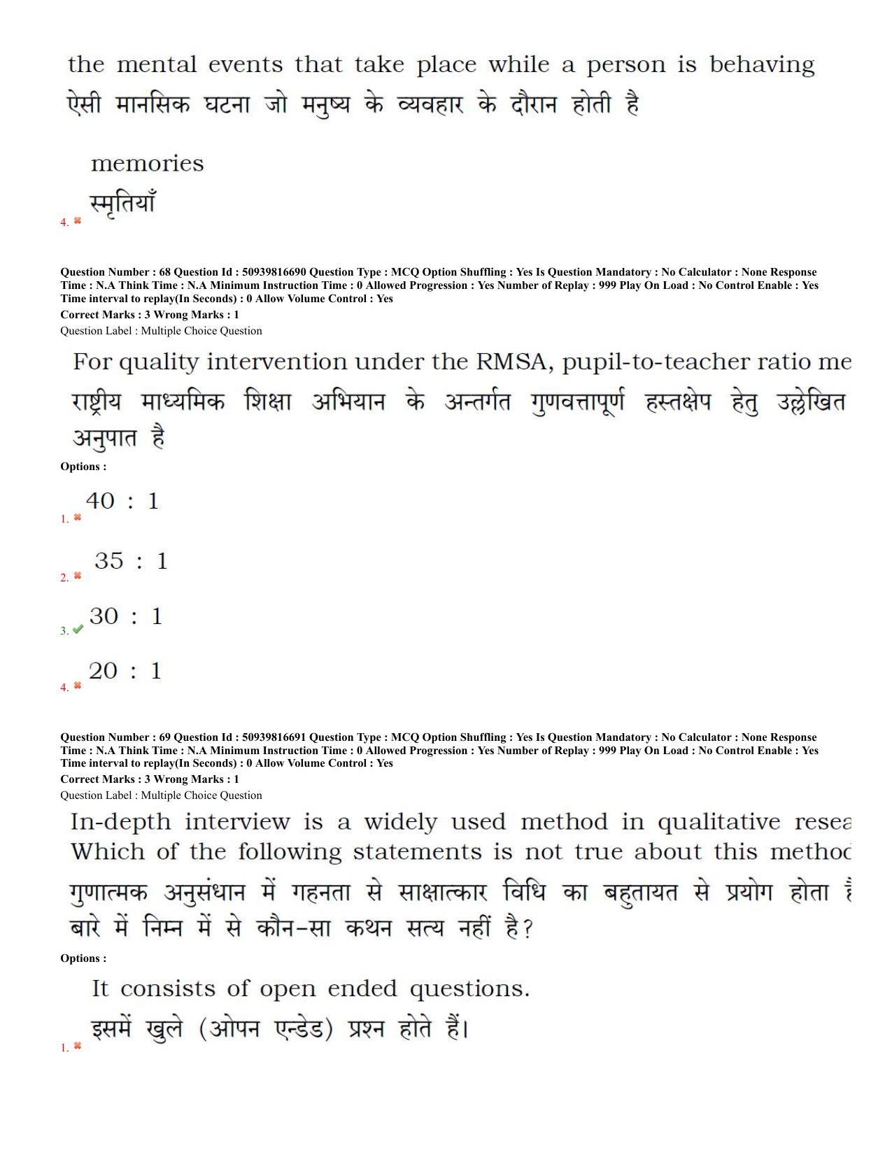BHU RET Education 2020 Question Paper - Page 35