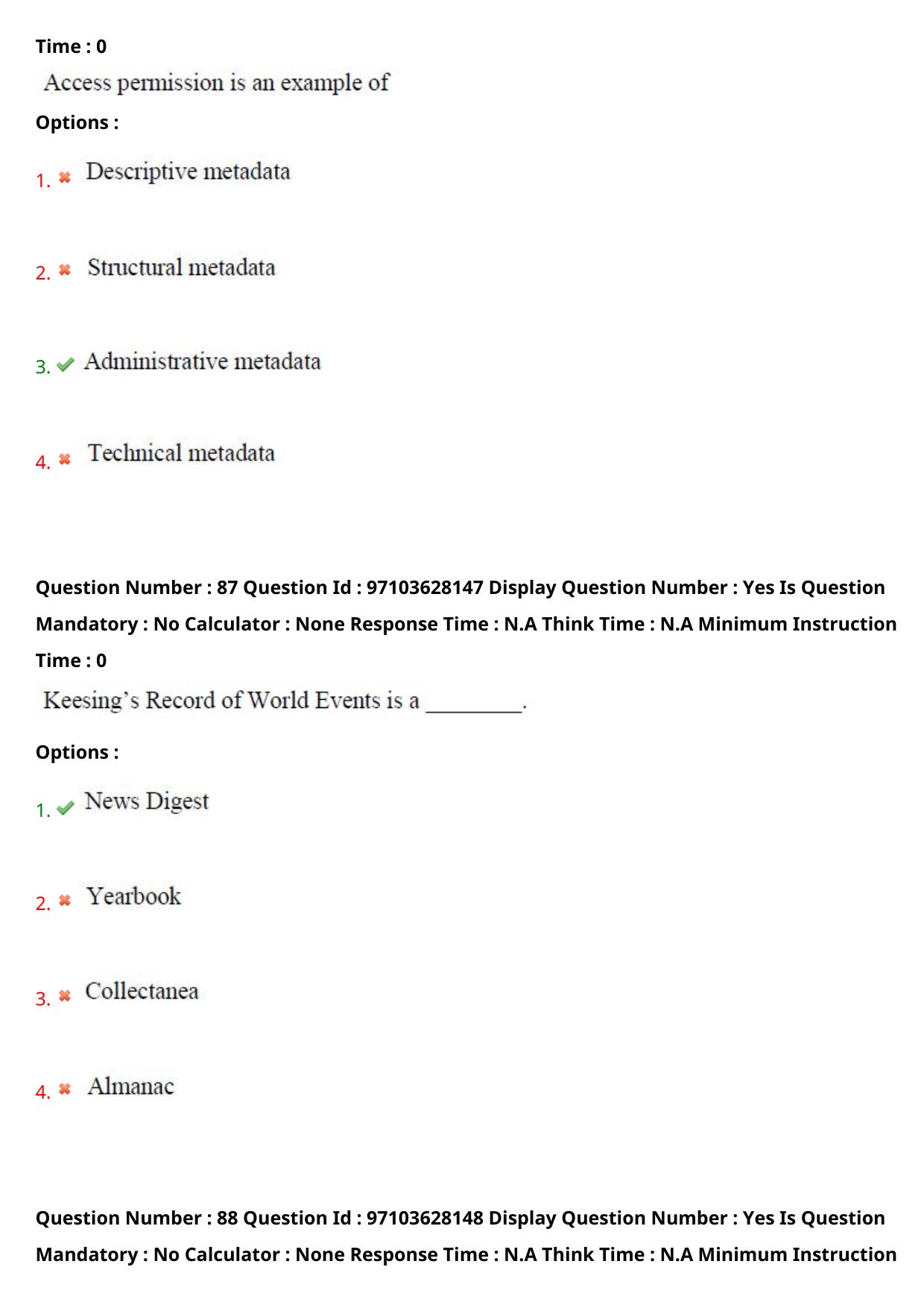 AP RCET 2024 Library and Information Science Question Paper - Page 54