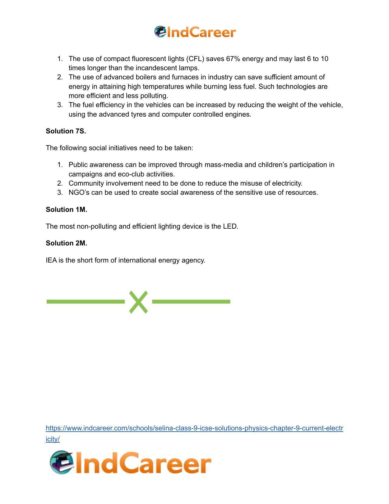 Selina Class 9 ICSE Solutions Physics : Chapter 9- Current Electricity - Page 13