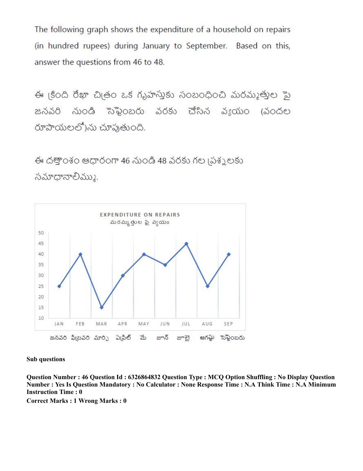 TS ICET 2022 Question Paper 1 - Jul 28, 2022	 - Page 39