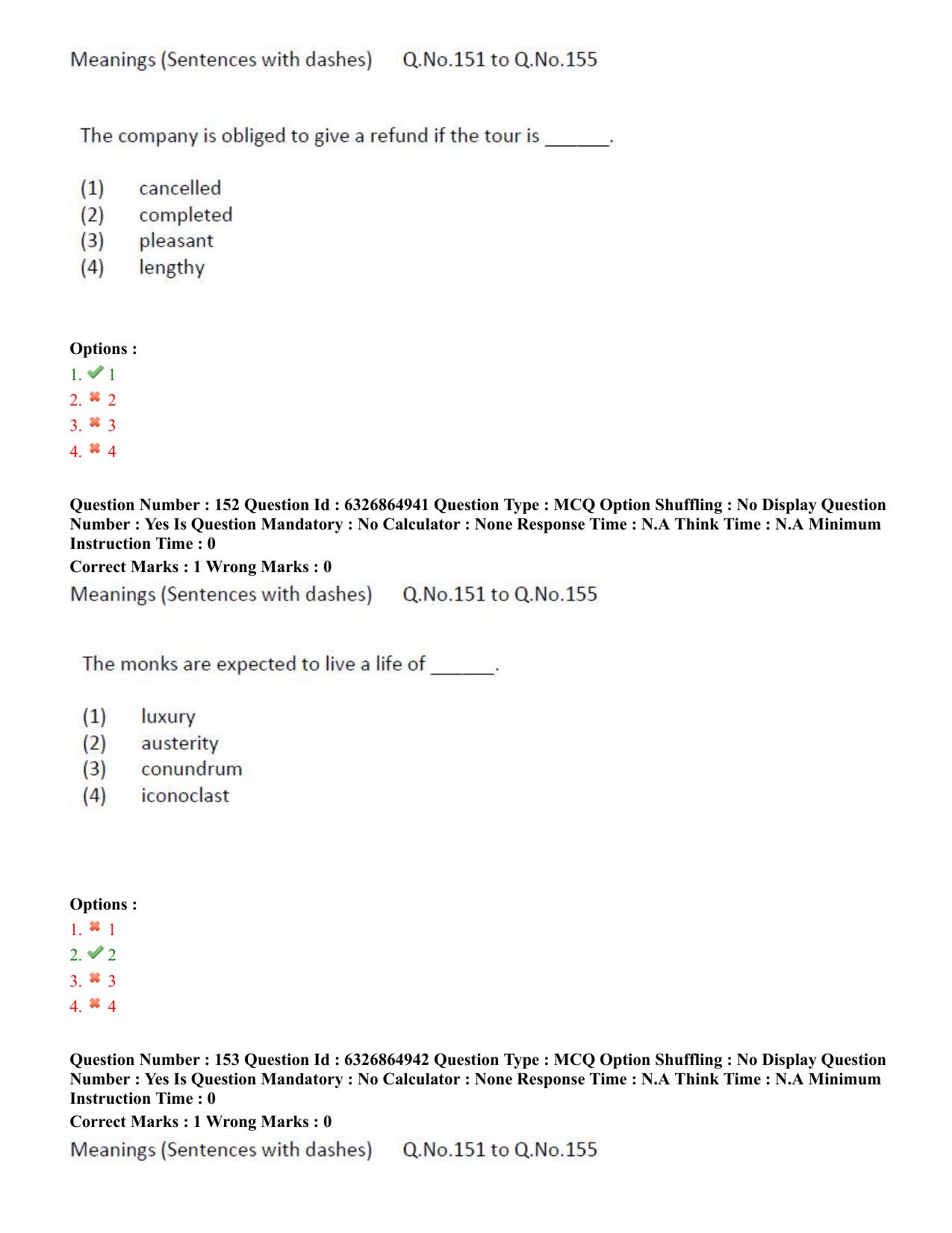 TS ICET 2022 Question Paper 1 - Jul 28, 2022	 - Page 139