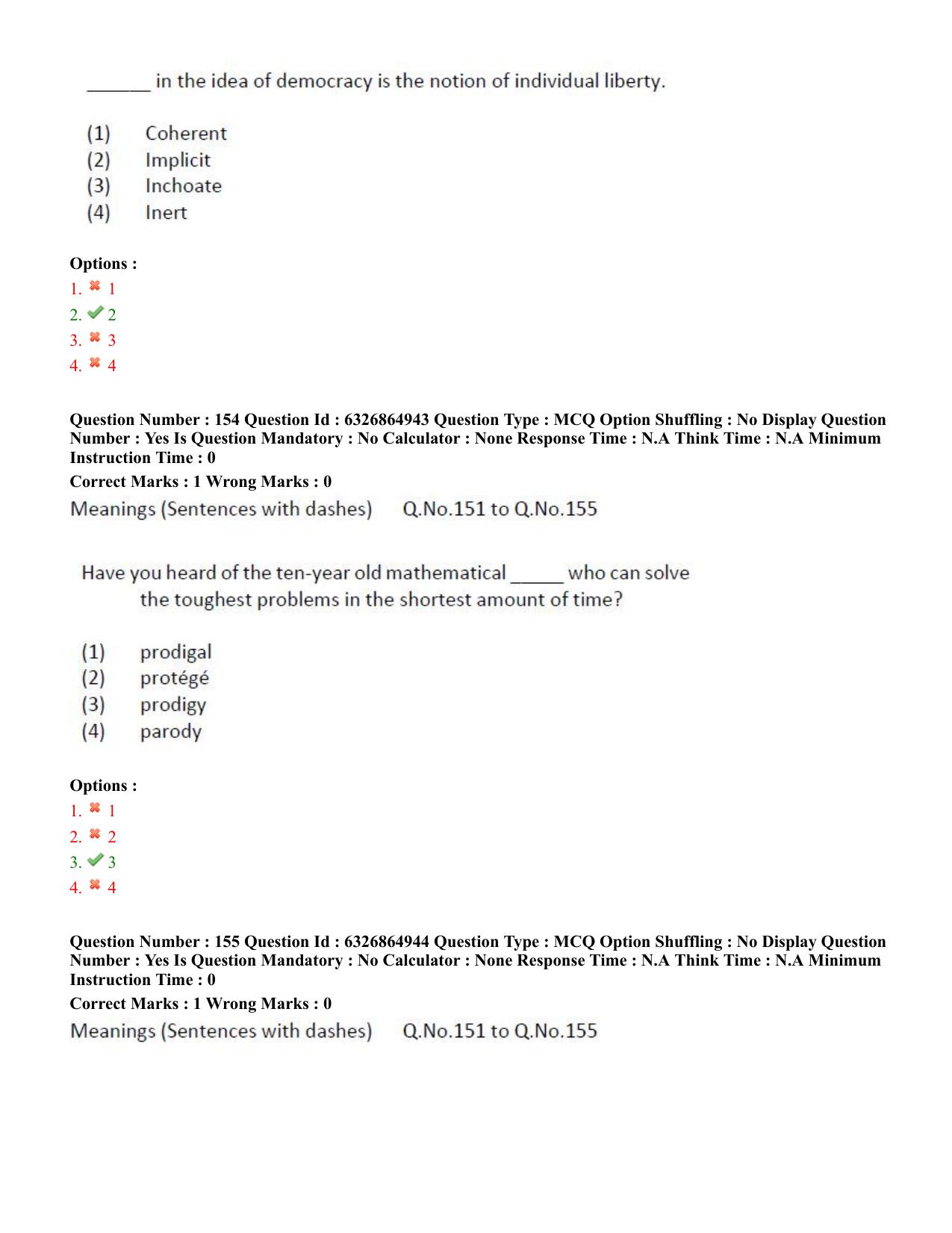 TS ICET 2022 Question Paper 1 - Jul 28, 2022	 - Page 140