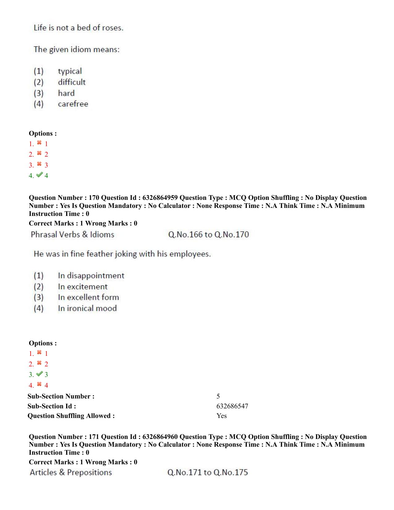 TS ICET 2022 Question Paper 1 - Jul 28, 2022	 - Page 148