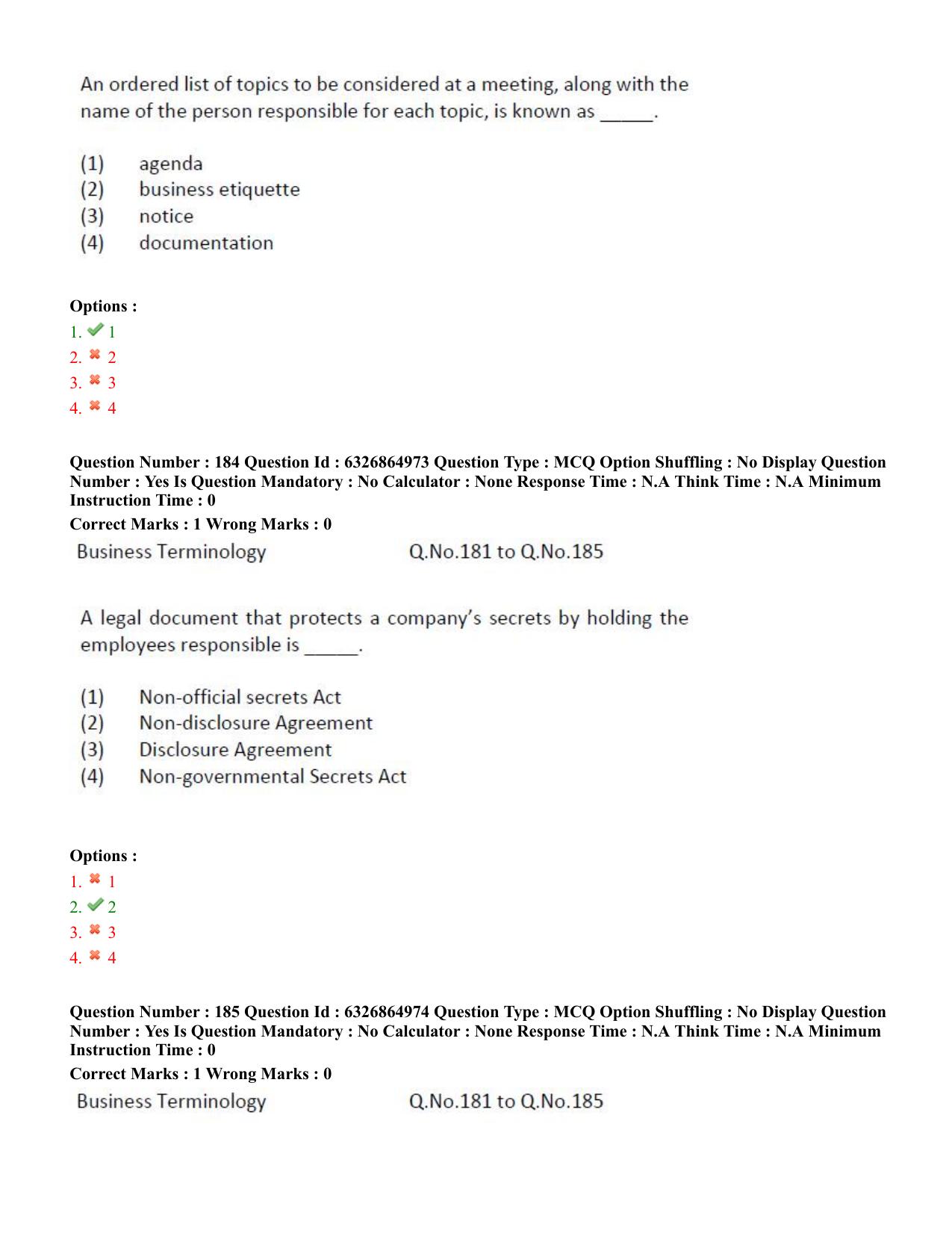 TS ICET 2022 Question Paper 1 - Jul 28, 2022	 - Page 155