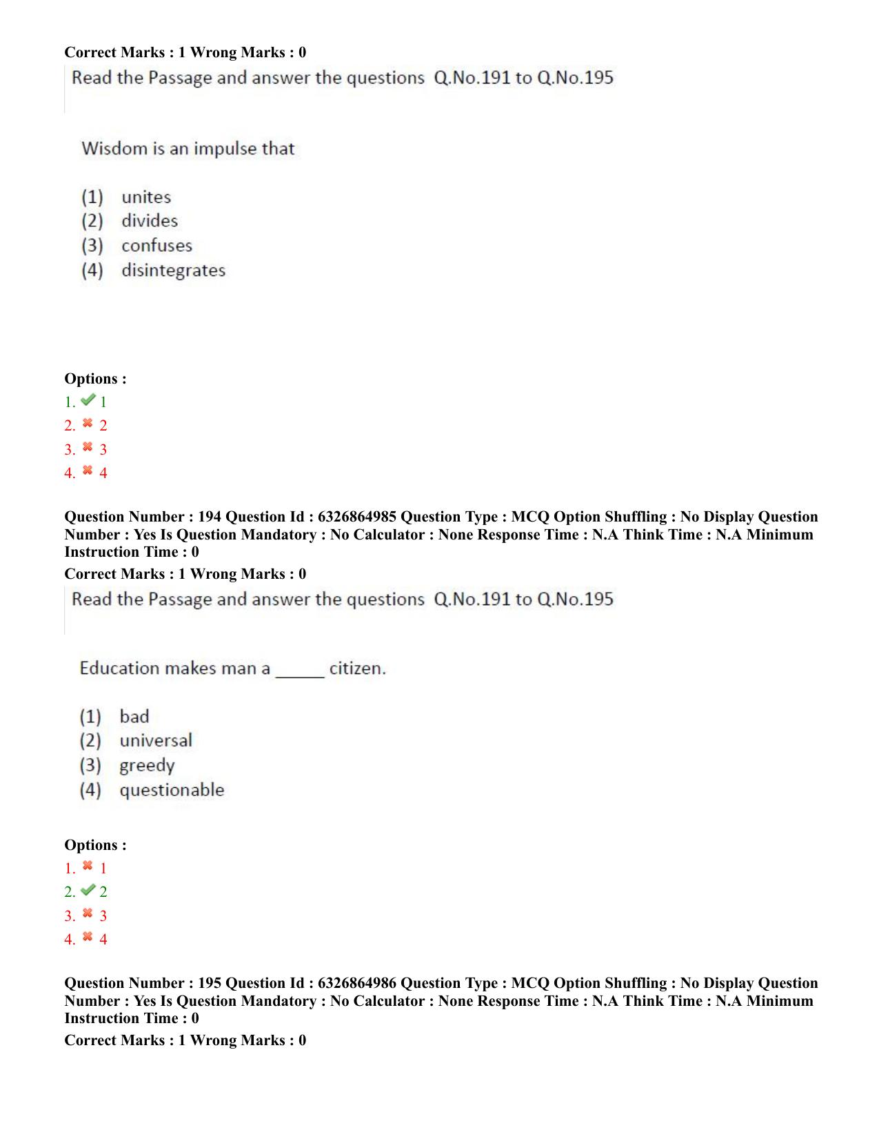 TS ICET 2022 Question Paper 1 - Jul 28, 2022	 - Page 162