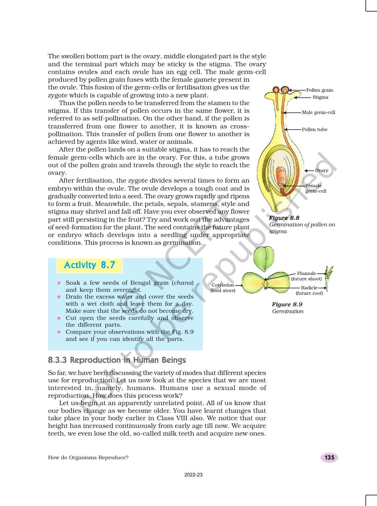 NCERT Book for Class 10 Science Chapter 8 How do Organisms Reproduce? - Page 9