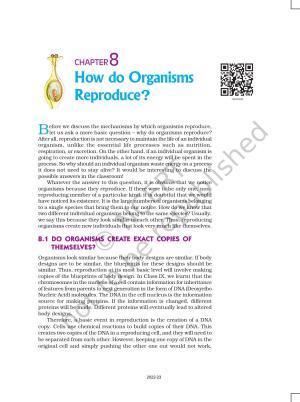 NCERT Book for Class 10 Science Chapter 8 How do Organisms Reproduce?