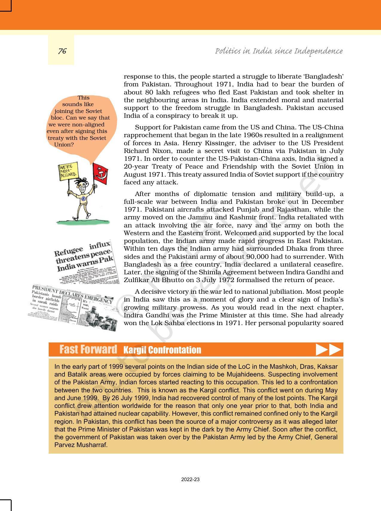 NCERT Book for Class 12 Political Science (Politics In India Since Independence) Chapter 4 India’s External Relations - Page 13