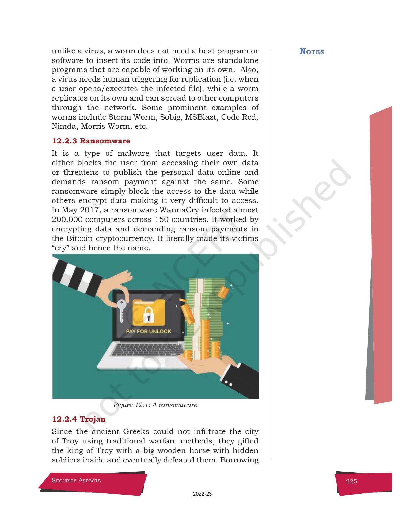 NCERT Book for Class 12 Computer Science Chapter 12 Security Aspects - Page 3