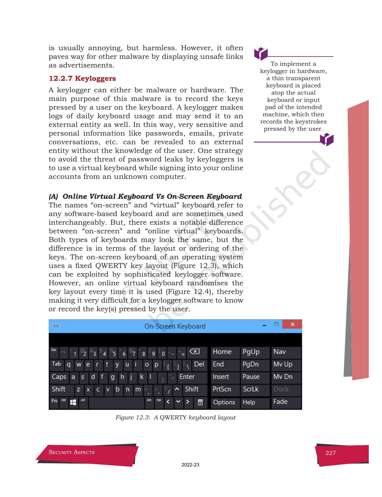 NCERT Book for Class 12 Computer Science Chapter 12 Security Aspects - Page 5