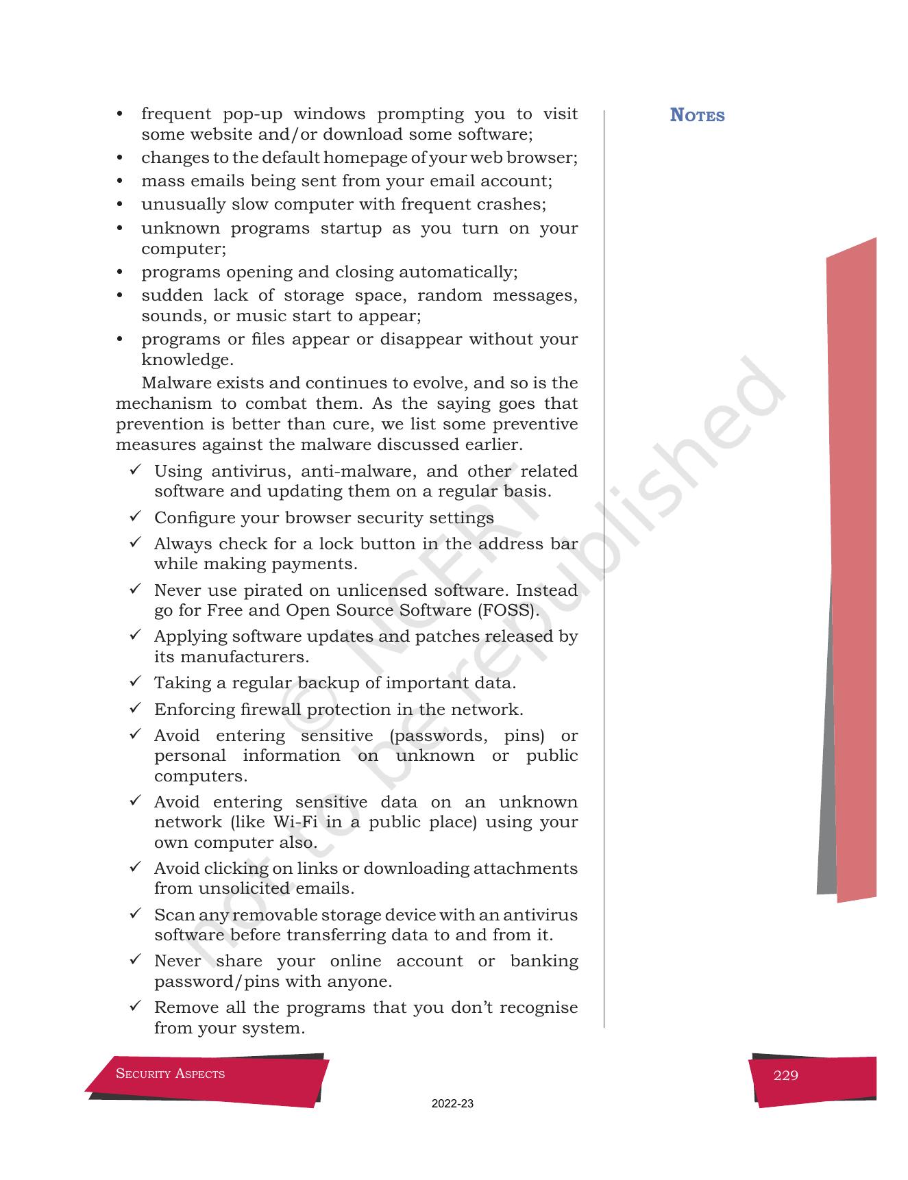 NCERT Book for Class 12 Computer Science Chapter 12 Security Aspects - Page 7