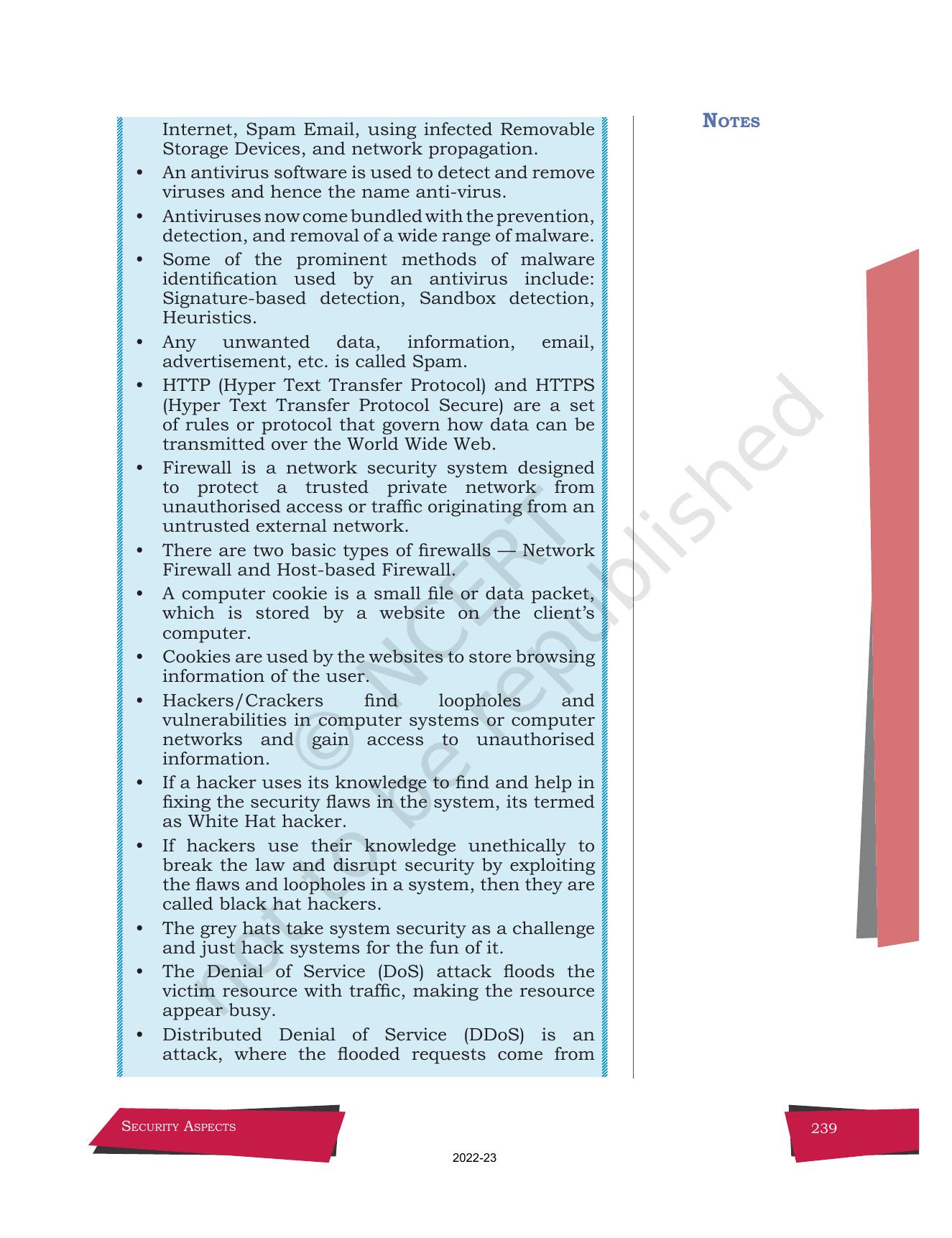 NCERT Book for Class 12 Computer Science Chapter 12 Security Aspects - Page 17