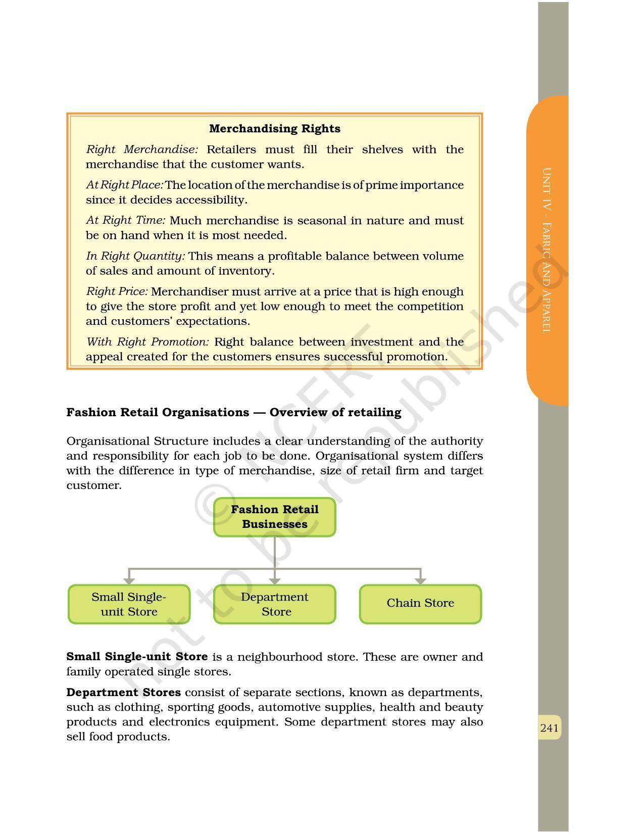 NCERT Book for Class 12 Home Science (Part -II) Chapter 12 Fashion Design and Merchandising - Page 8