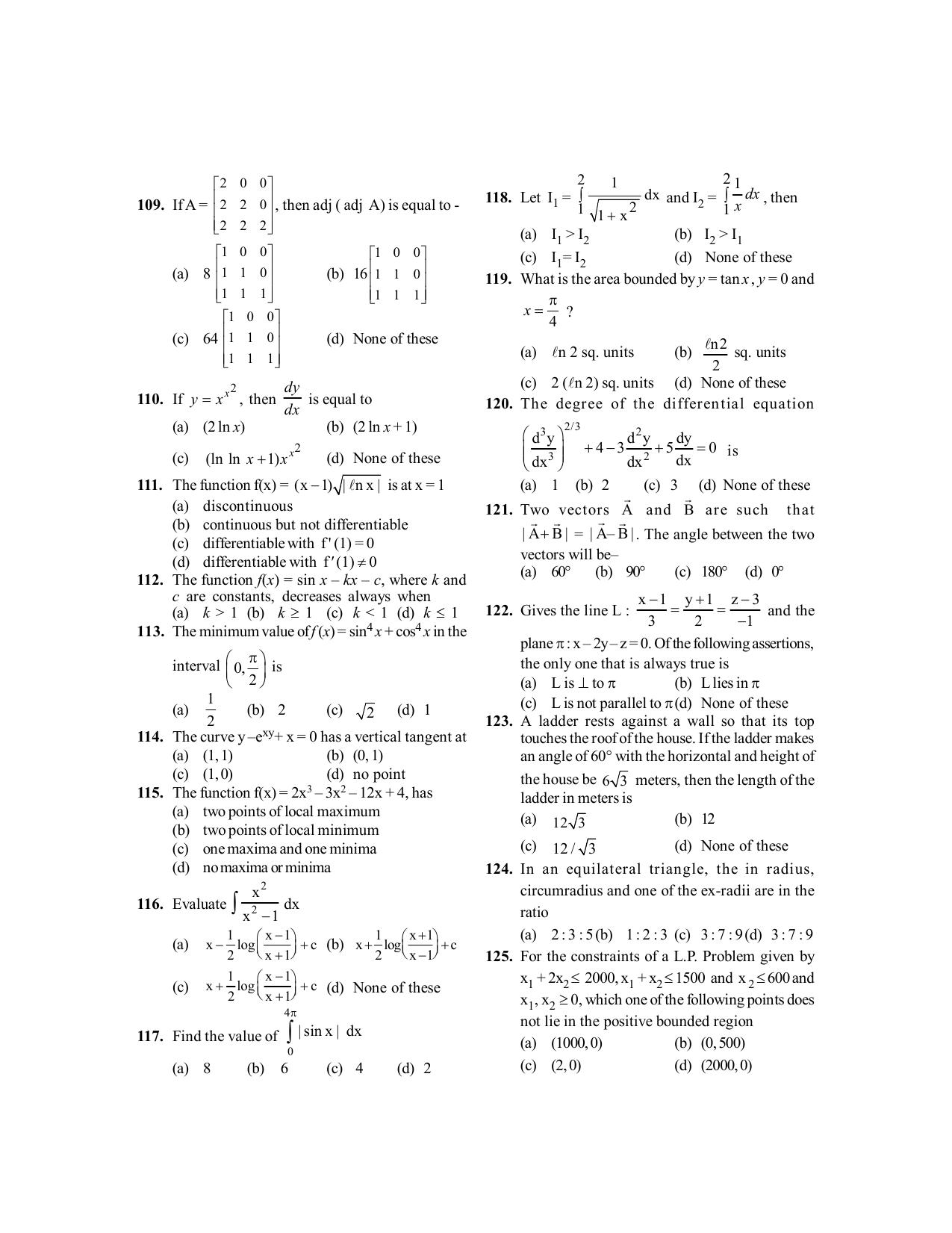 BITSAT 2011 Question Paper - Page 9