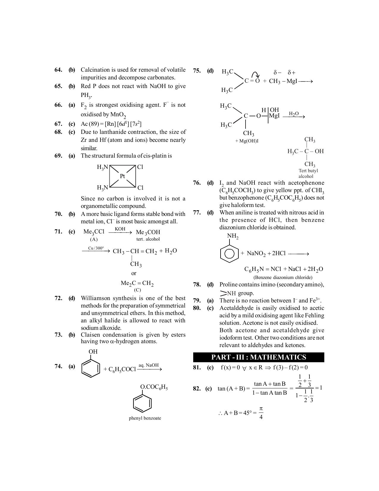 BITSAT 2011 Question Paper - Page 16