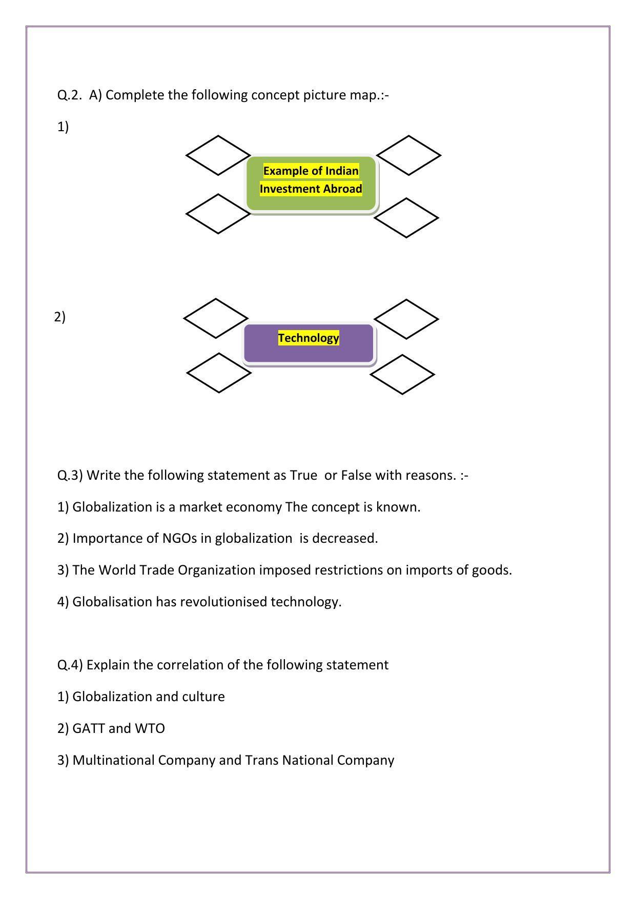 Maharashtra Board Class 12 Political Science Sample Papers - Page 16