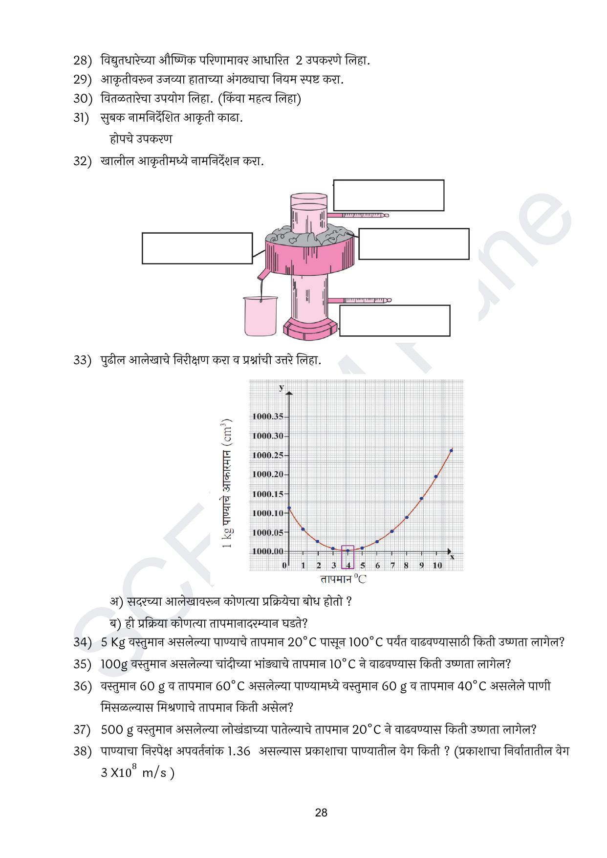 Maharashtra Board Class 10 विज्ञान : भाग १ (माध्यम मराठी) 2023 Question Bank - Page 29