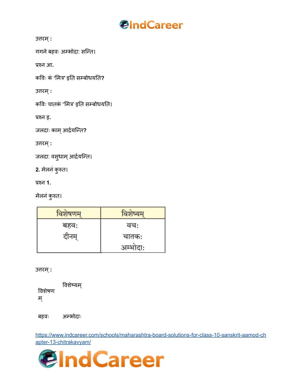 Maharashtra Board Solutions for Class 10- Sanskrit Aamod: Chapter 13- चित्रकाव्यम् - Page 5