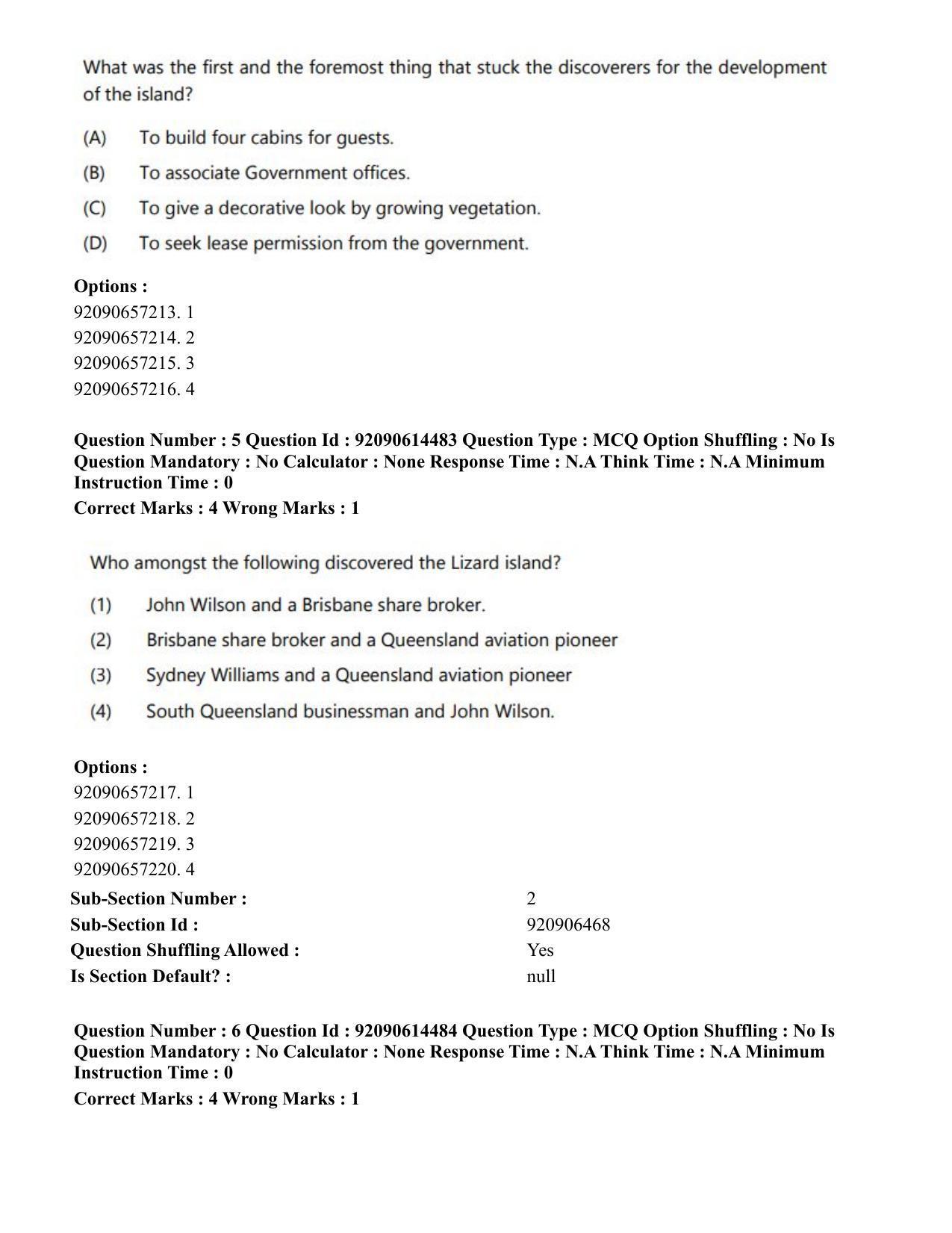 CUET PG 2023: SCQP30 – Animal Science(Poultry)(Eng)-Shift 2 (12-06-2023) Question Paper - Page 7