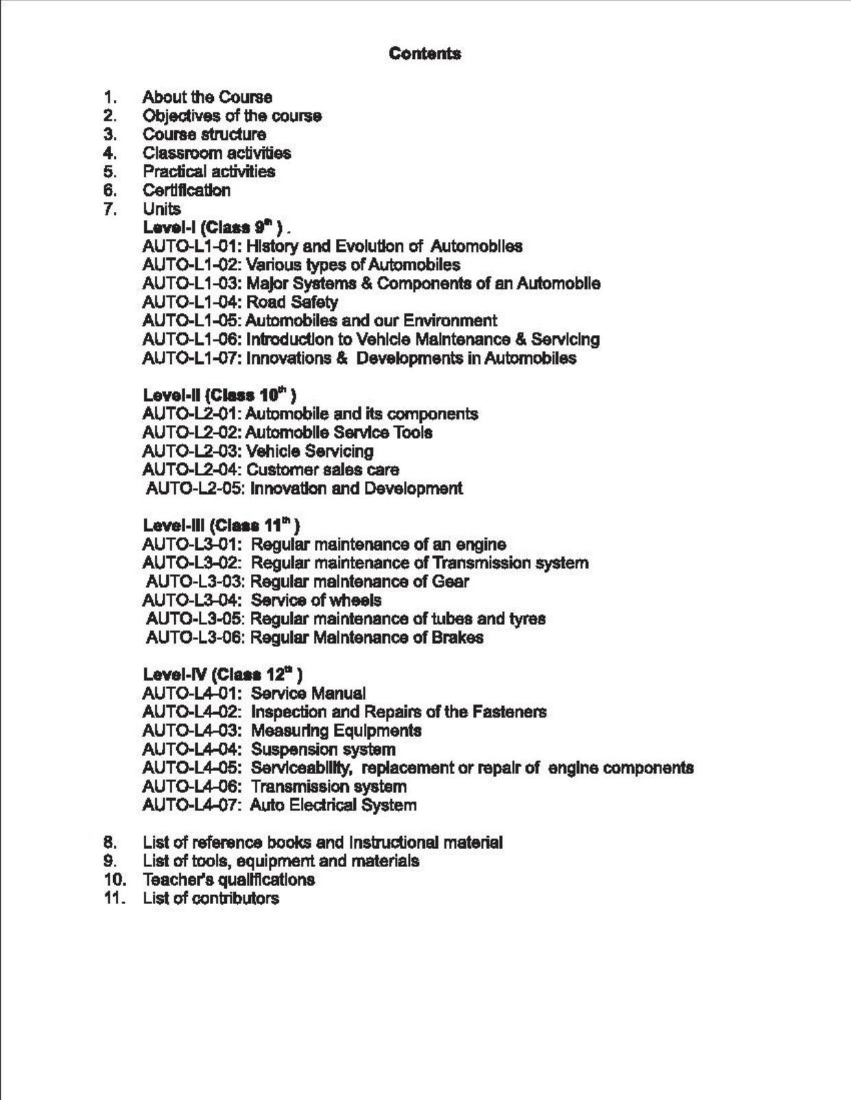 Maharashtra SSC Automobile Technology Syllabus  - Page 6