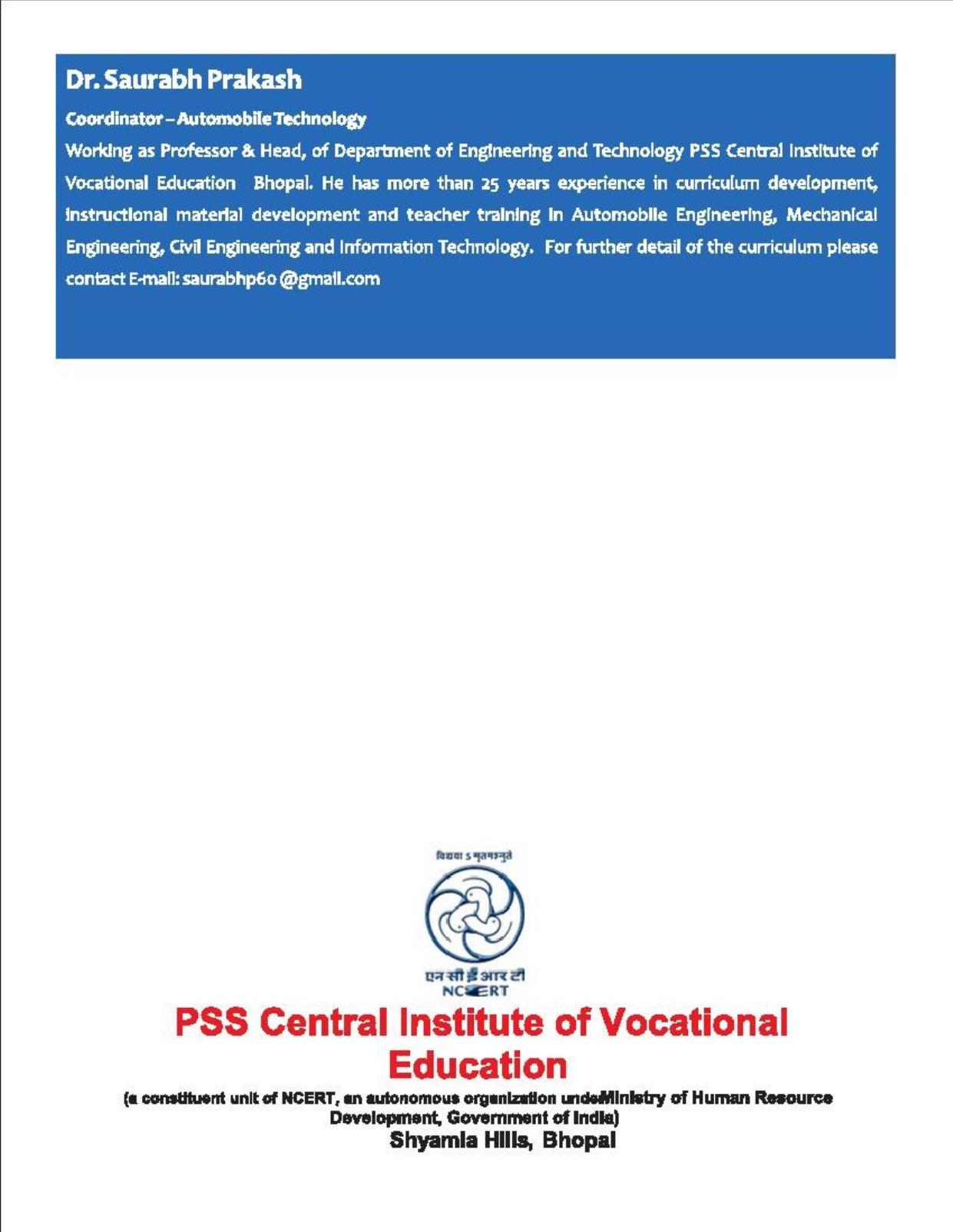 Maharashtra SSC Automobile Technology Syllabus  - Page 26