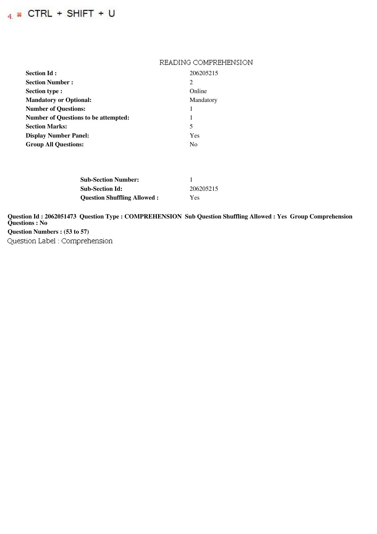 MP CPCT 17th February 2018 CPCT Question Paper Shift 1 - Page 35