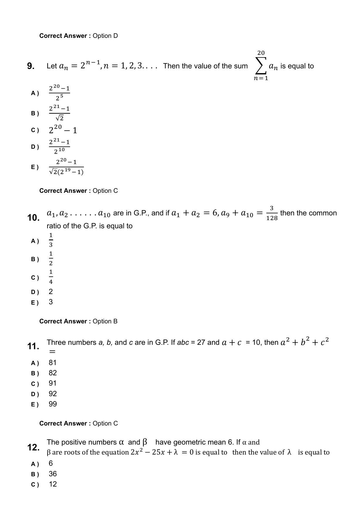 KEAM 2025 April 25 (Engineering) Question Paper with Answer Key - Page 3