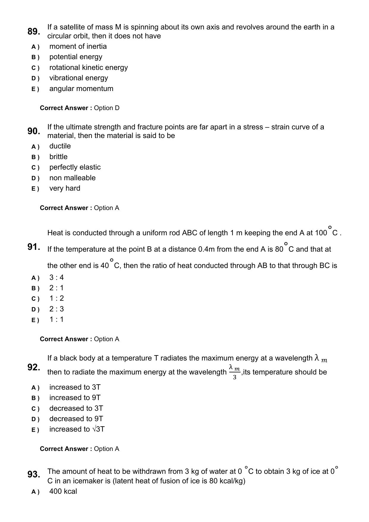 KEAM 2025 April 25 (Engineering) Question Paper with Answer Key - Page 23