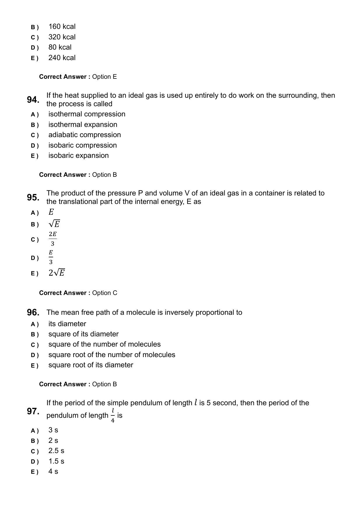 KEAM 2025 April 25 (Engineering) Question Paper with Answer Key - Page 24