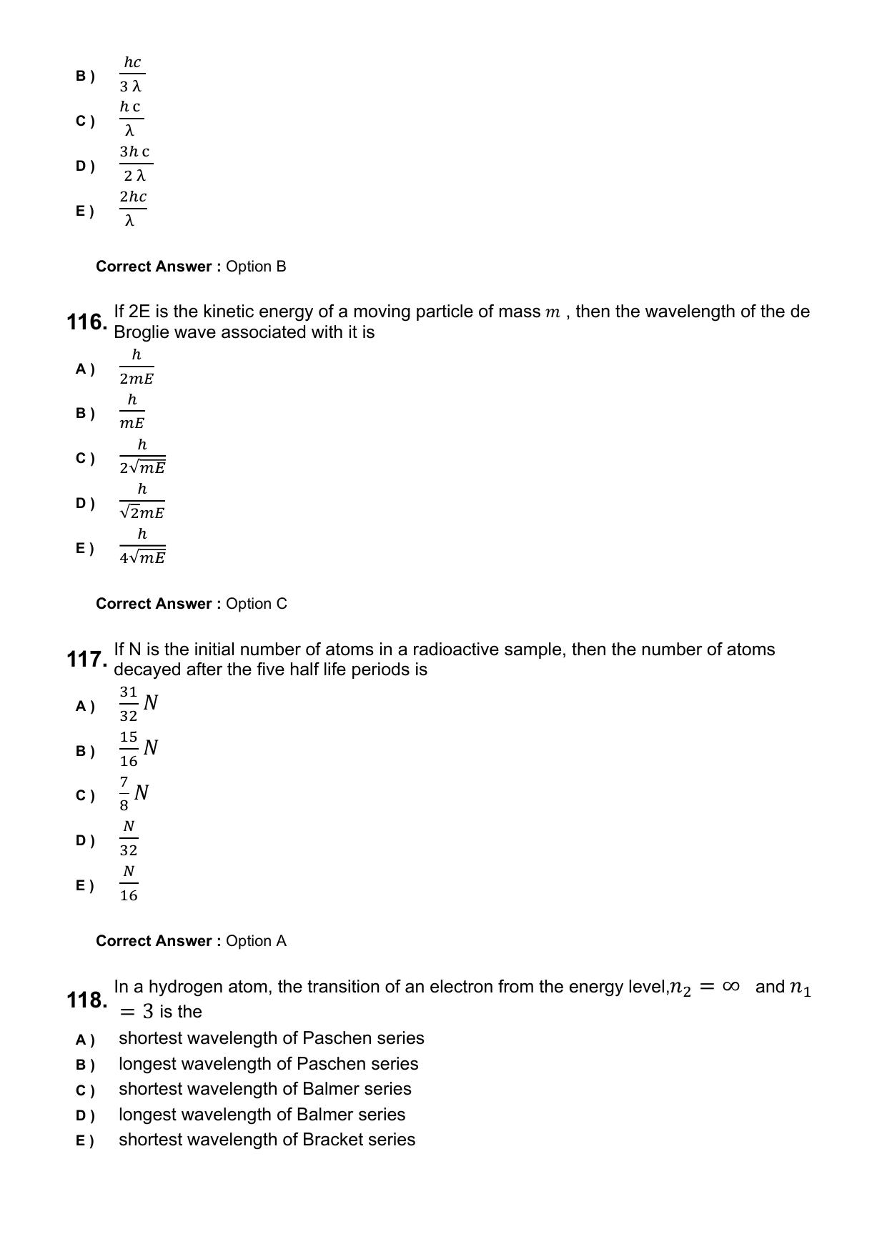 KEAM 2025 April 25 (Engineering) Question Paper with Answer Key - Page 29