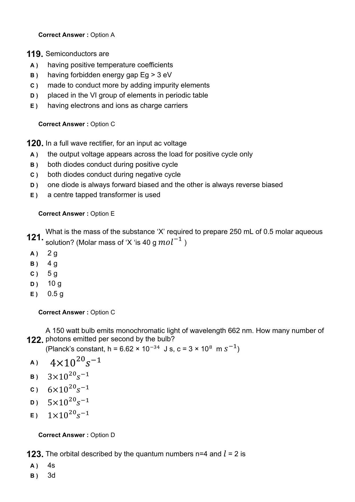 KEAM 2025 April 25 (Engineering) Question Paper with Answer Key - Page 30