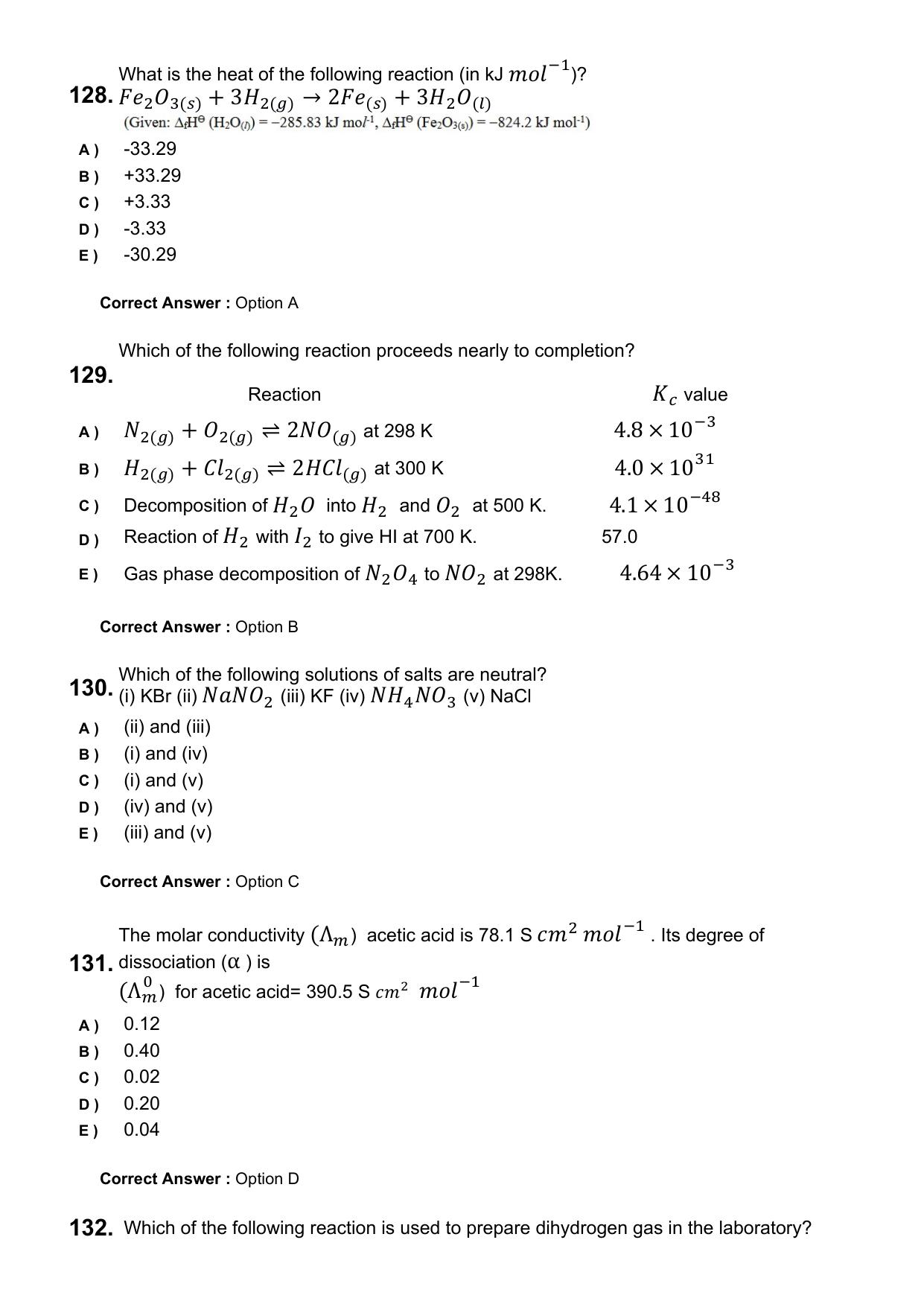 KEAM 2025 April 25 (Engineering) Question Paper with Answer Key - Page 32