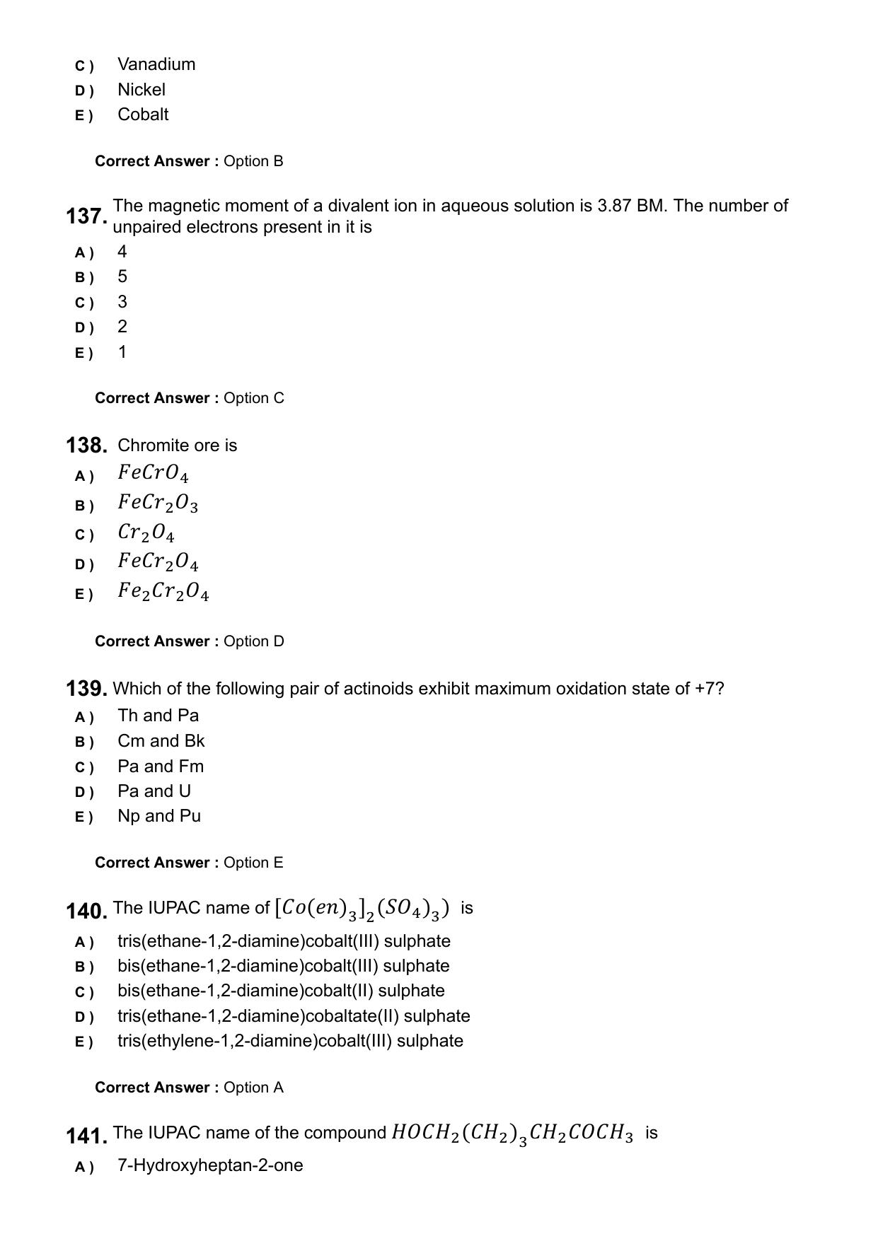 KEAM 2025 April 25 (Engineering) Question Paper with Answer Key - Page 34