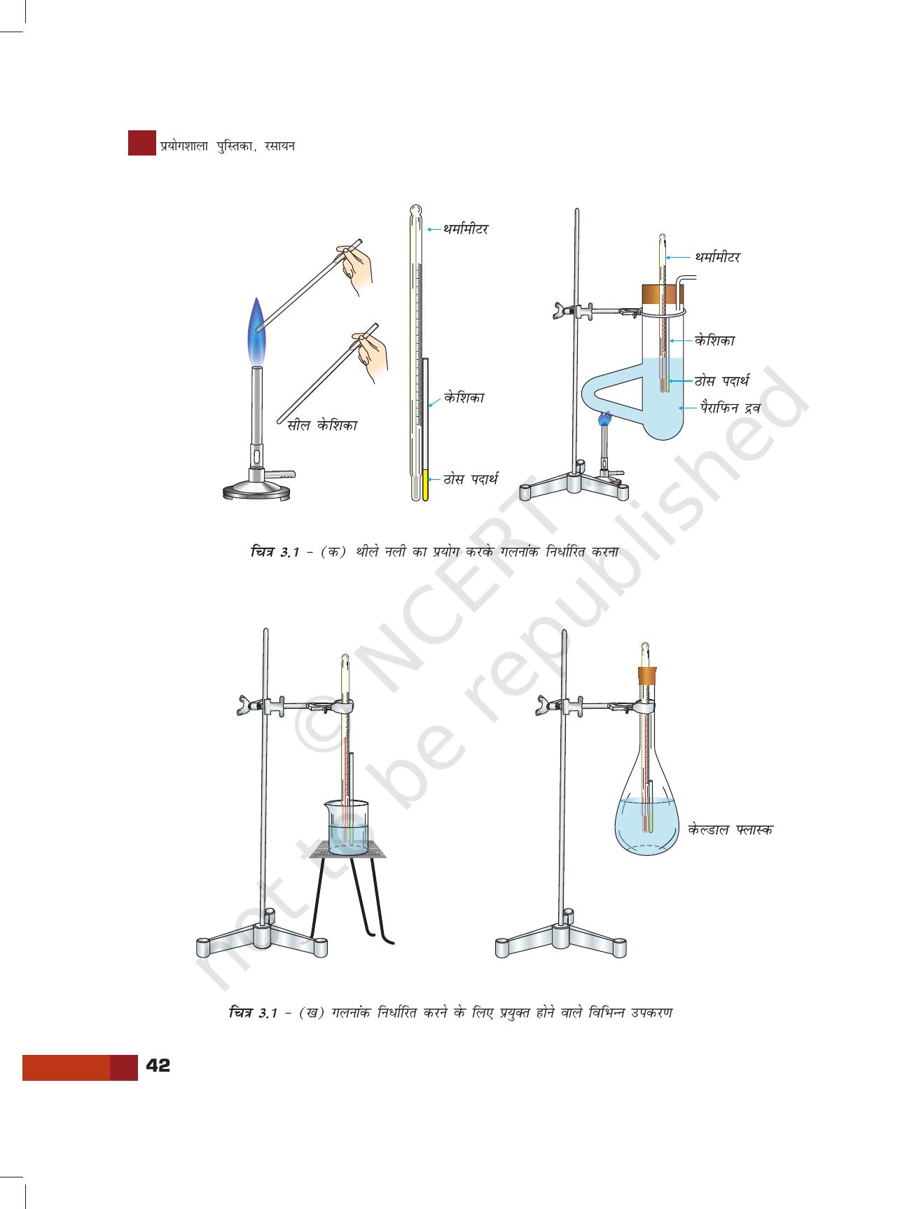 NCERT Laboratory Manuals for Class XI रसायन - शुद्धिकरण एवं शुद्धता की कसौटी - Page 5