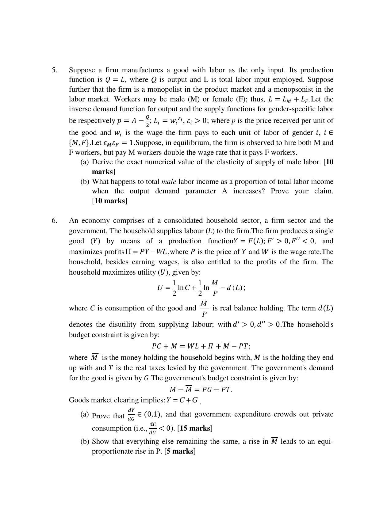  ISI Admission Test M.S.(QE) PEB 2015 Sample Paper - Page 9