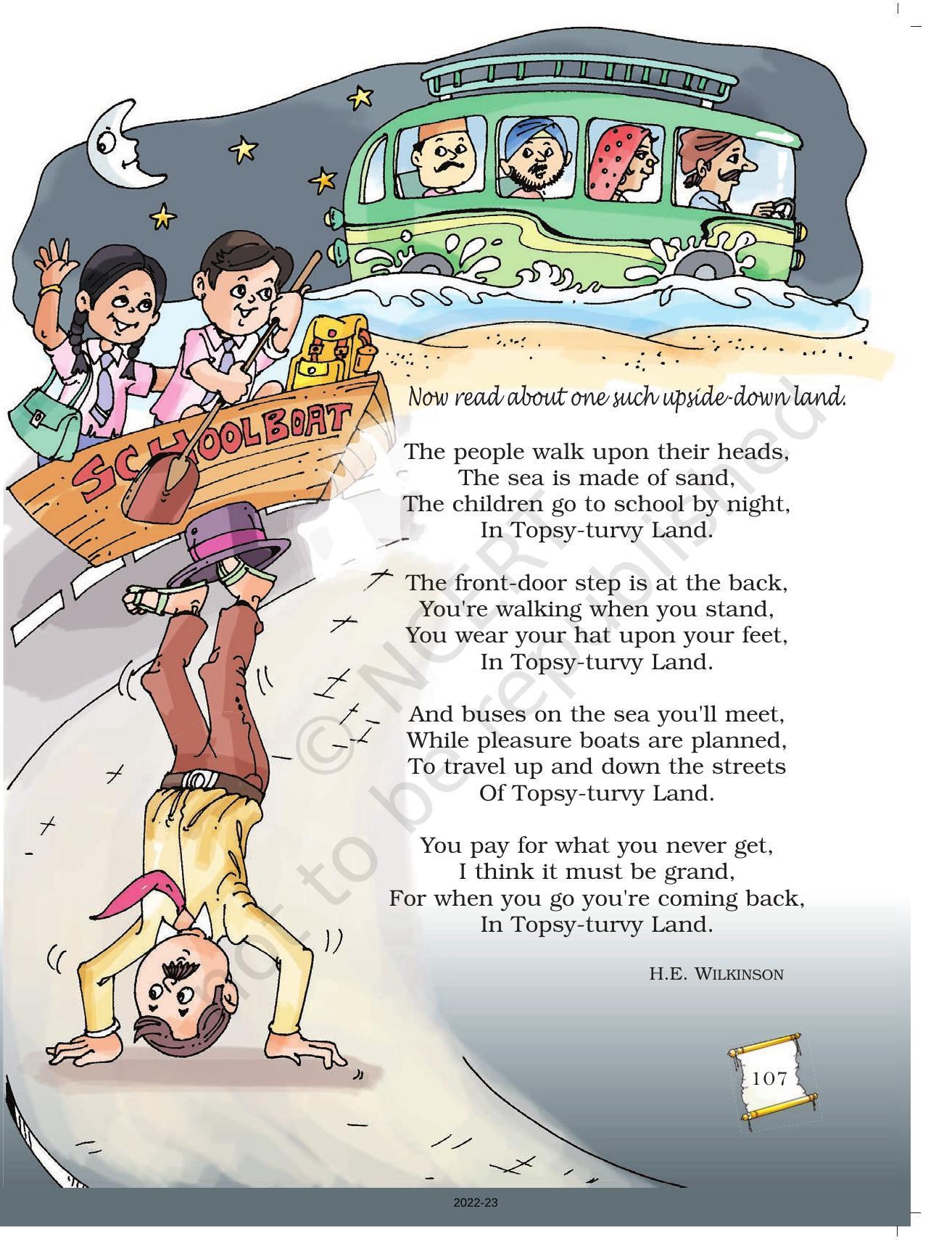 NCERT Book For Class 5 English Chapter 7 Topsy turvy Land IndCareer Docs ncert-book-for-class-5-english-chapter-7-topsy-turvy-land-indcareer-docs