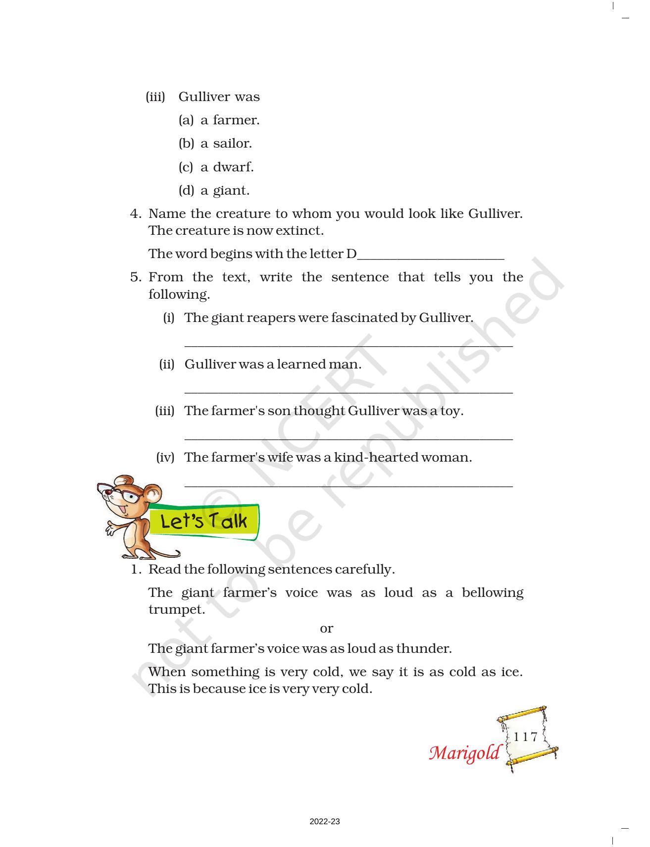 NCERT Book for Class 5 English Chapter 7 Topsy-turvy Land - Page 12