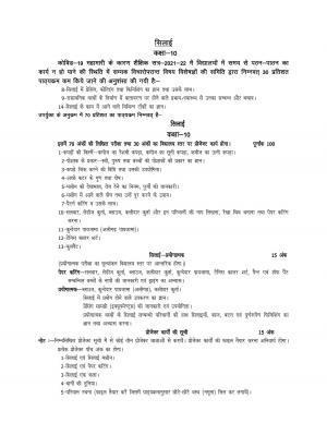UP Board 10th Syllabus Tailoring