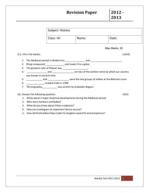 CBSE Class 7 Social Science Eighteenth-Century Political Formations Map Worksheets