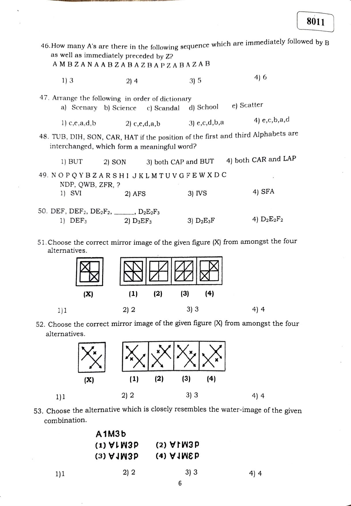 Puducherry NMMS 2019 Question Paper - Page 7