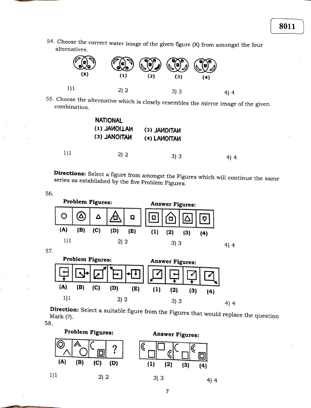 Puducherry NMMS 2019 Question Paper - Page 8