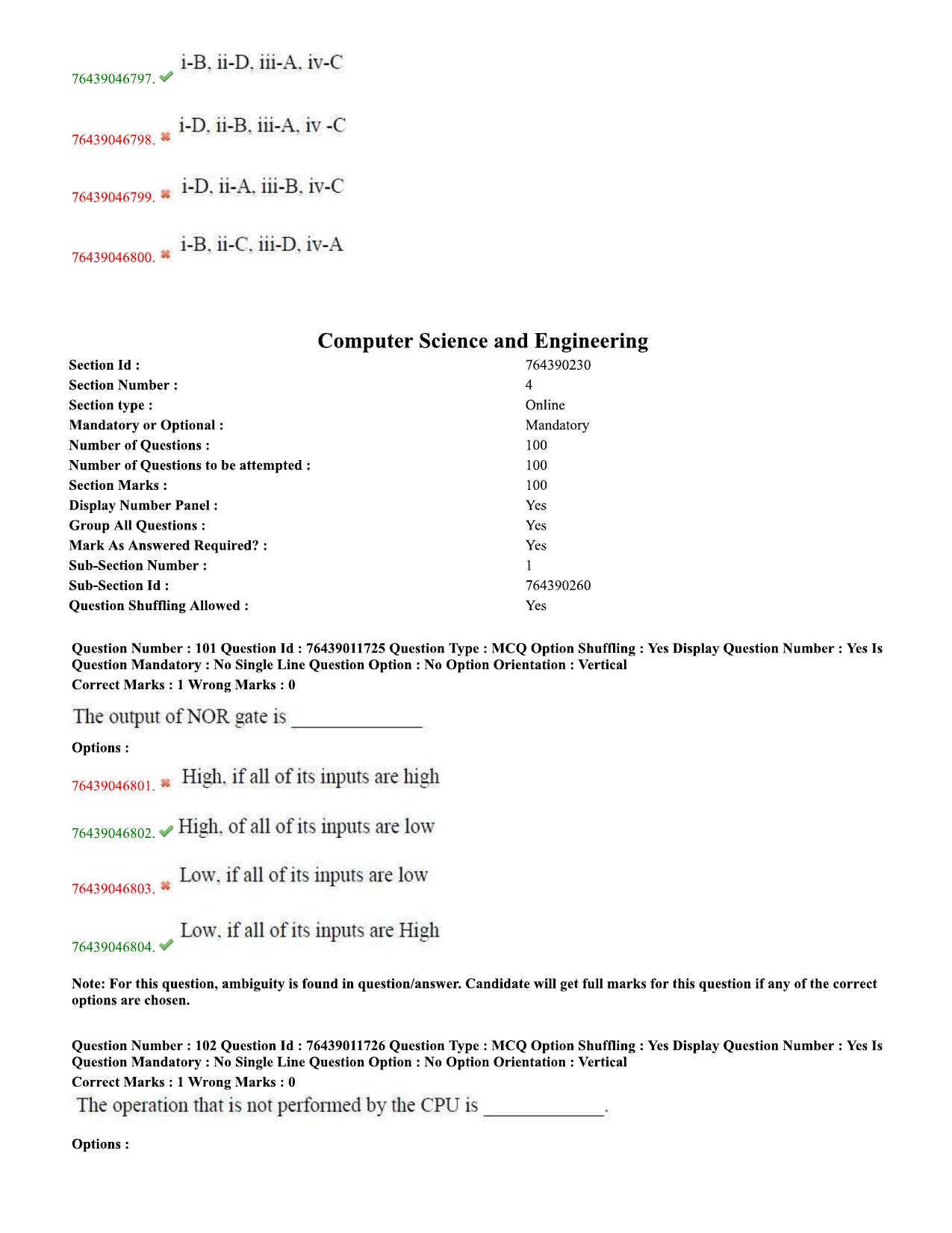 TS ECET 2020 Computer Science and Engineering Question Paper - Page 43