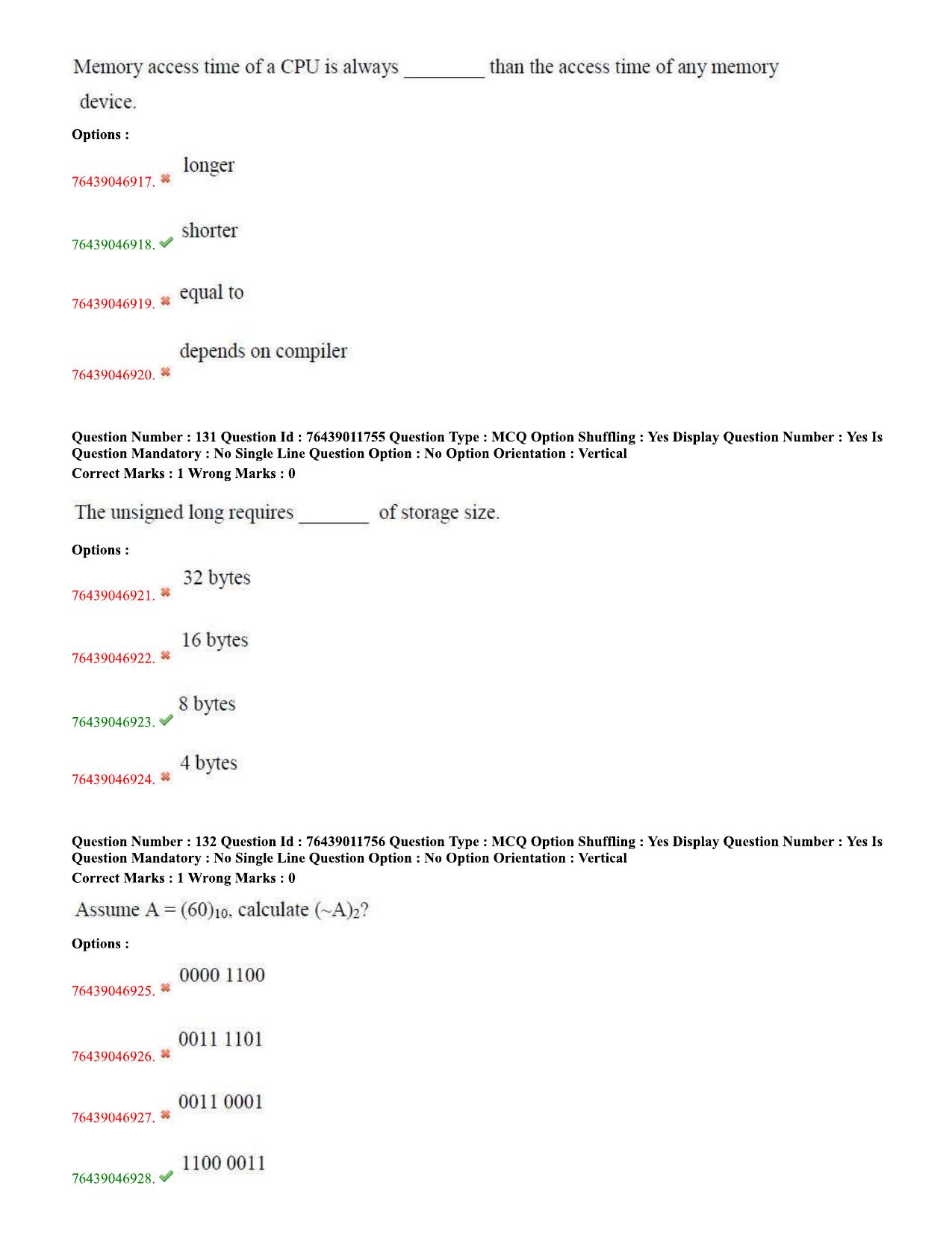 TS ECET 2020 Computer Science and Engineering Question Paper - Page 54
