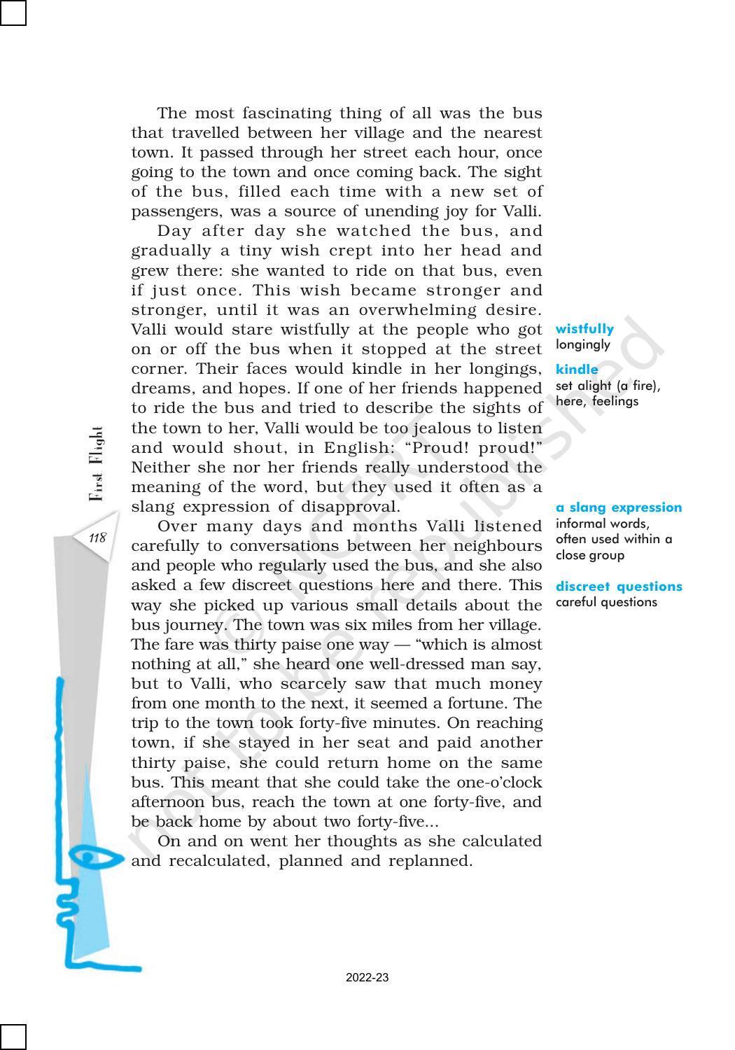 NCERT Book for Class 10 English (First Flight) Chapter 9 Madam Rides the Bus - Page 3