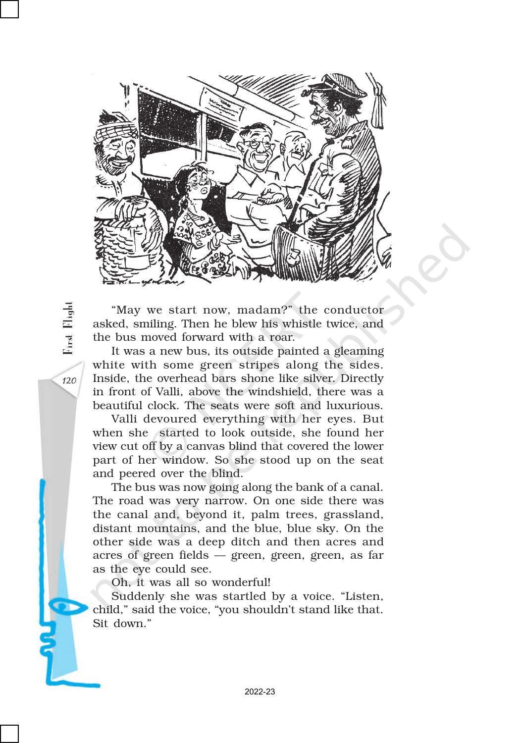 NCERT Book for Class 10 English (First Flight) Chapter 9 Madam Rides the Bus - Page 5