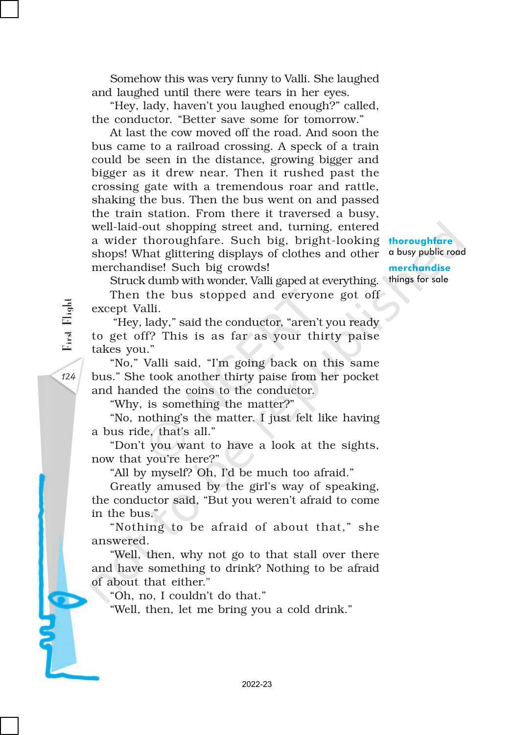 NCERT Book for Class 10 English (First Flight) Chapter 9 Madam Rides the Bus - Page 9